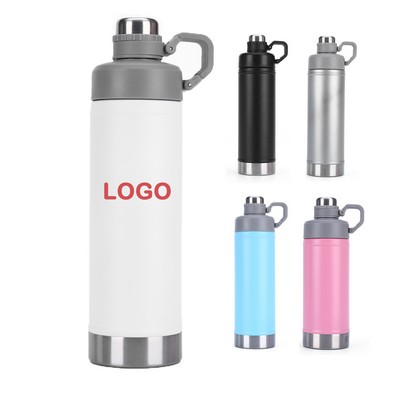 Vacuum Insulated Bottle with Handle-23oz.