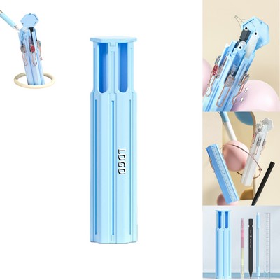 Six-Pen Portable Pen Case