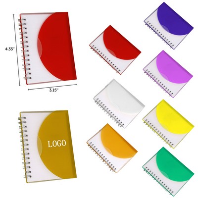Clear Frosted PP Spiral Book