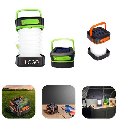 Folding Solar Camping Lantern Flashlight