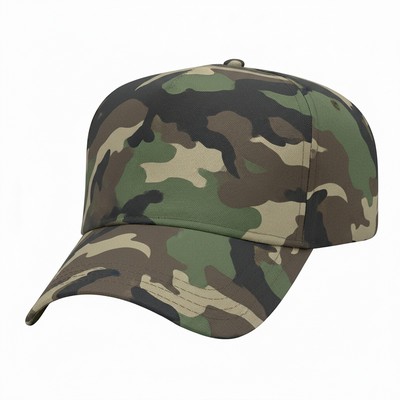 5 Panel Camouflage Cap