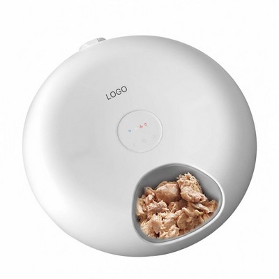 Smart APP-Controlled Automatic Cat Feeder Remote WiFi Pet Dispenser for Snacks, Freeze-Dried & Can