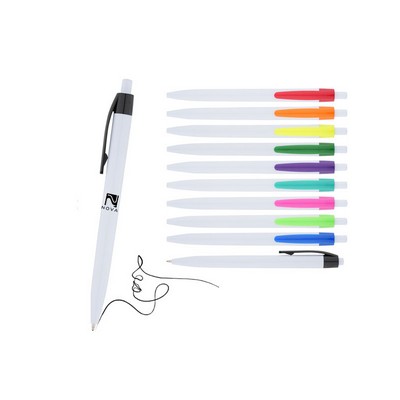 Plastic Click Ballpoint Pen