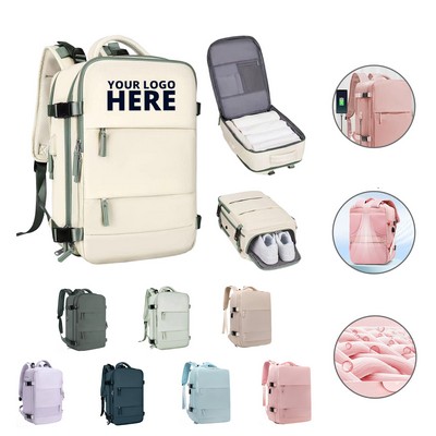 Travel Backpack with USB Charging Port