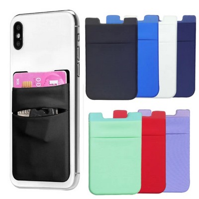 Double Pocket Lycra Phone Wallet