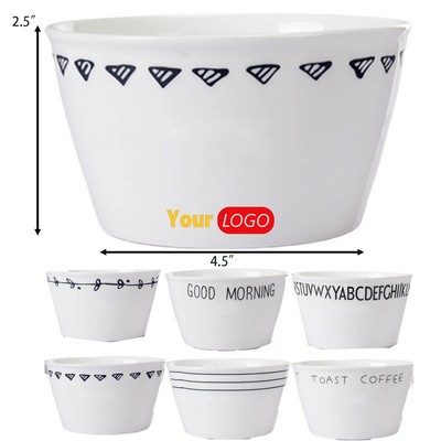 20oz Custom Printed Ceramic Bowl for Home & Kitchen Use