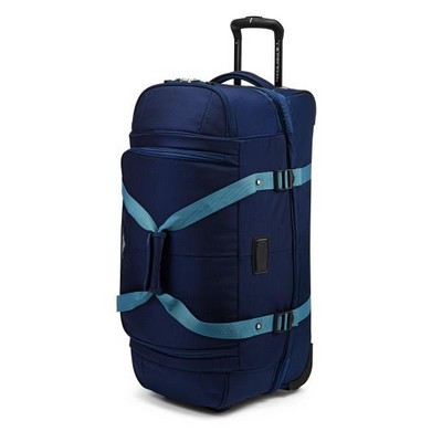 High Sierra® True Navy Blue Fairlead 28" Drop-Bottom Wheeled Duffel Bag