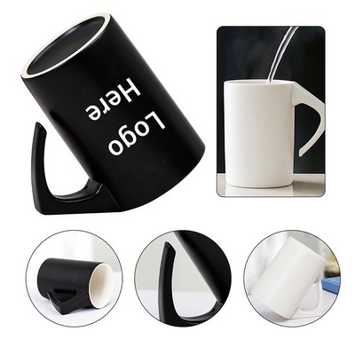 Inverted Tilt Minimalist Ceramic Mug