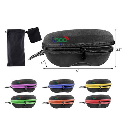 Zipper Hard Shell Sunglasses Cases