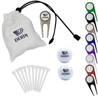 Microfiber Pouch Pack: Golf Essentials with Custom Logo