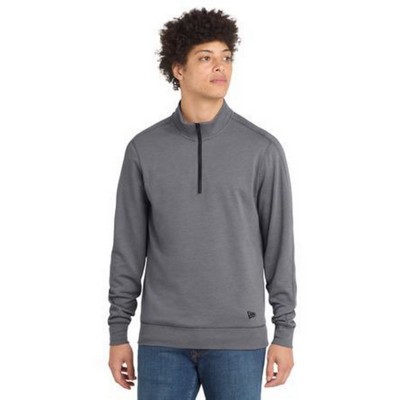 New Era Tri-Blend Fleece 1/4-Zip Pullover