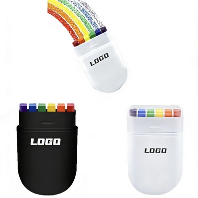 6-color rainbow face painting for the World Cup and European Cup