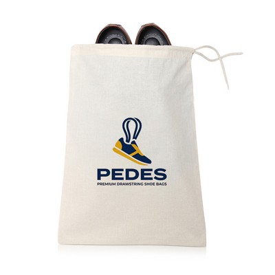 Organic Cotton Canvas Drawstring Shoe Bag