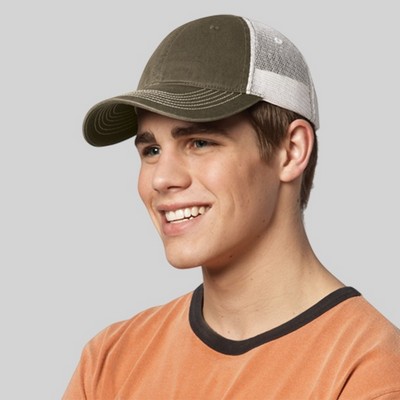 District Threads Mesh Back Cap - Dark/All
