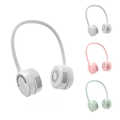 Foldable Bladeless Small Neck-Hanging Fan