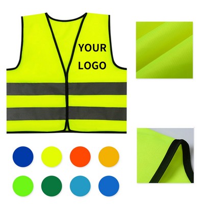 Kids High Visibility Safety Vest with Reflective Strips