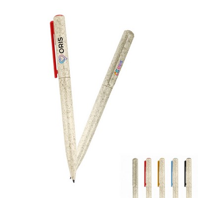 Wheat Straw Recycled Plastic Ballpoint Pen