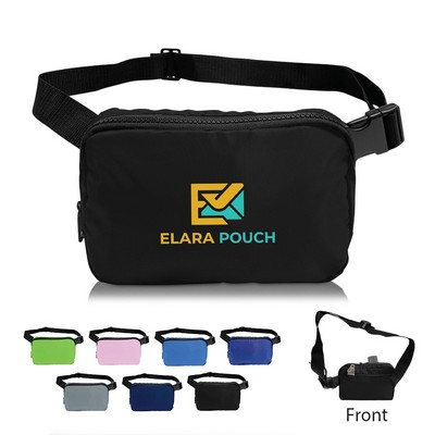 Polyester Crossbody Pouch and Belt Bag