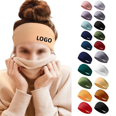 Wide Non Slip Elastic Headbands