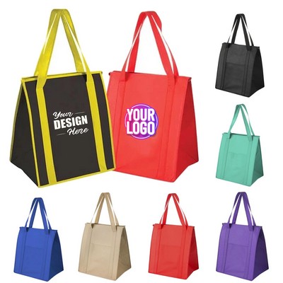 Insulated Grocery Bags Large Reusable Cooler Shopping Totes