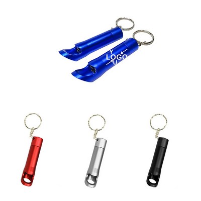 LED Aluminum Bottle Opener Keychain