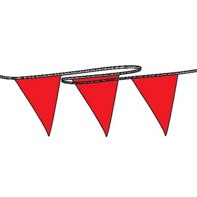 4 MIL Jumbo Poly Pennant String - 30'