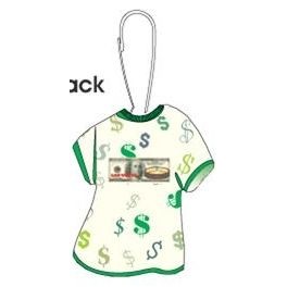 Vegas Roulette Table On $100 Bill T-Shirt Zipper Pull