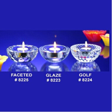 Golf Crystal Candle Holder