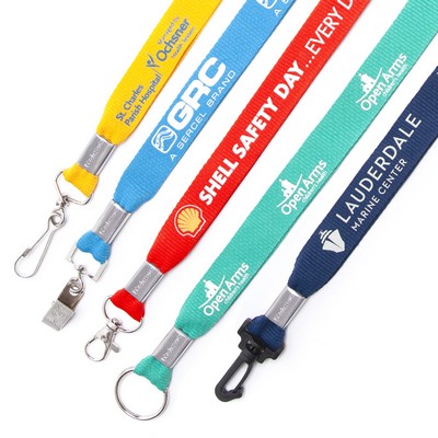 3/8" 8 Day Flat Polyester Lanyard