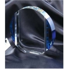 Cool Blue Crystal Circle Award