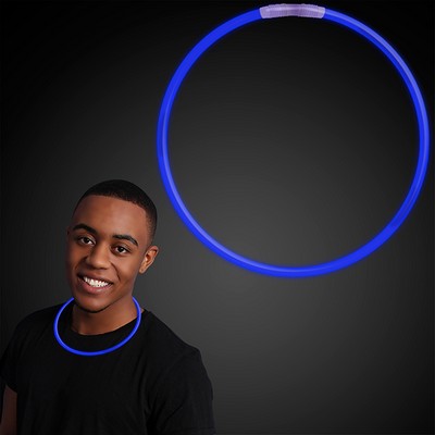 22" Blue Glow Necklace - BLANK