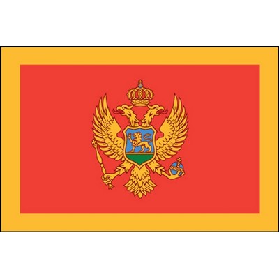 Montenegro National Flag (4'x6')
