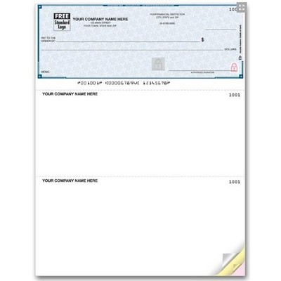 Laser Voucher Checks - Lined High Security Multi-Purpose (2 Part)