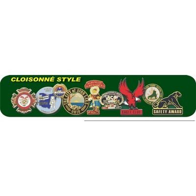 Cloisonne Style Imported Lapel Pin (1 1/4")