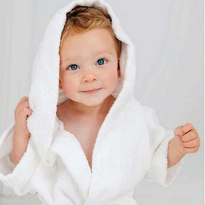 Kid's Terry Hooded Bathrobe (12 Oz.)