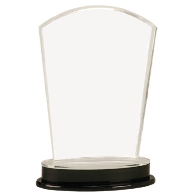 Silver Impress Arch Acrylic Award - 8 1/4"