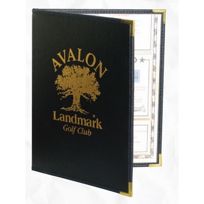 Quick Ship Royal Select Double Panel/Two View Menu/Wine List Cover (8 1/2"x14" Insert)
