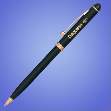 Slim Brass Pen (Screen Printed) - ON SALE, LIMITED STOCK