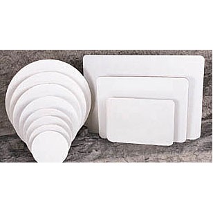Single Wall Rectangular White Cake & Pizza Pad (14"x10")