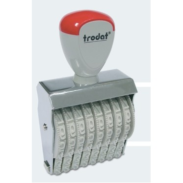 Trodat® Classic Numberer Stamp (3/16" H), 12 Bands