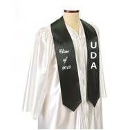 Custom 72" Graduation Sash - Hunter Green