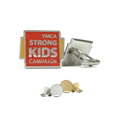 Cuff Links w/ Classic Lapel Pin (up to 0.5")