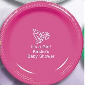 Round Plastic Plate (7")