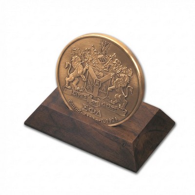 Walnut Medallion Stand