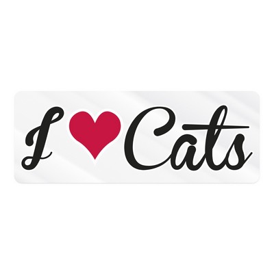 Rectangle Sticker | Round Corners | 3" x 8" | Clear Static | Static Face | Screen
