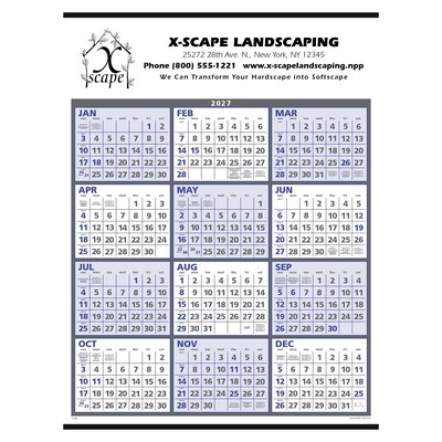 Triumph® Calendars Span-A-Year Calendar
