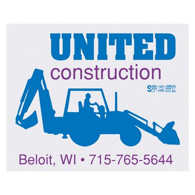 White Reflective Decal | Custom | Square Corner | Polyester | Permanent Adh | 5 or Less Sq In