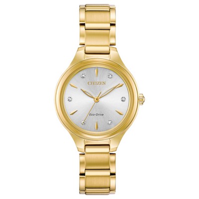Citizen® Ladies' Eco Corso Watch w/White Dial