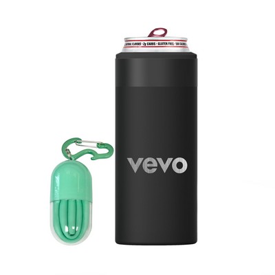 12 oz Asobu Insulated Slim Can Cooler