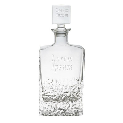 27.3 Oz. Jolie Rectangular Spirit Decanter